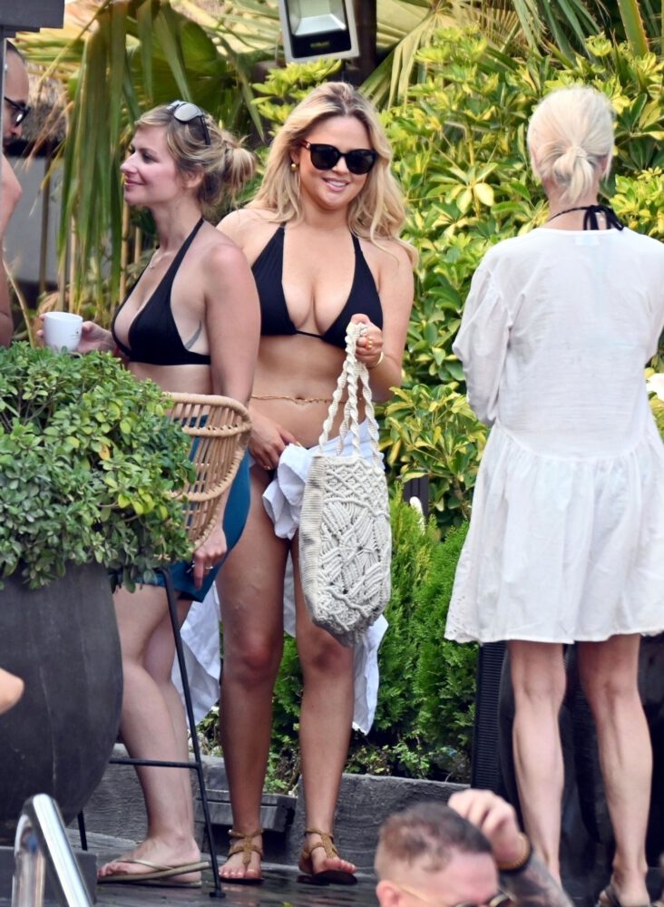 Emily Atack Gorgeous Big Boobs In A Bikini In Marbella Hot Celebs Home