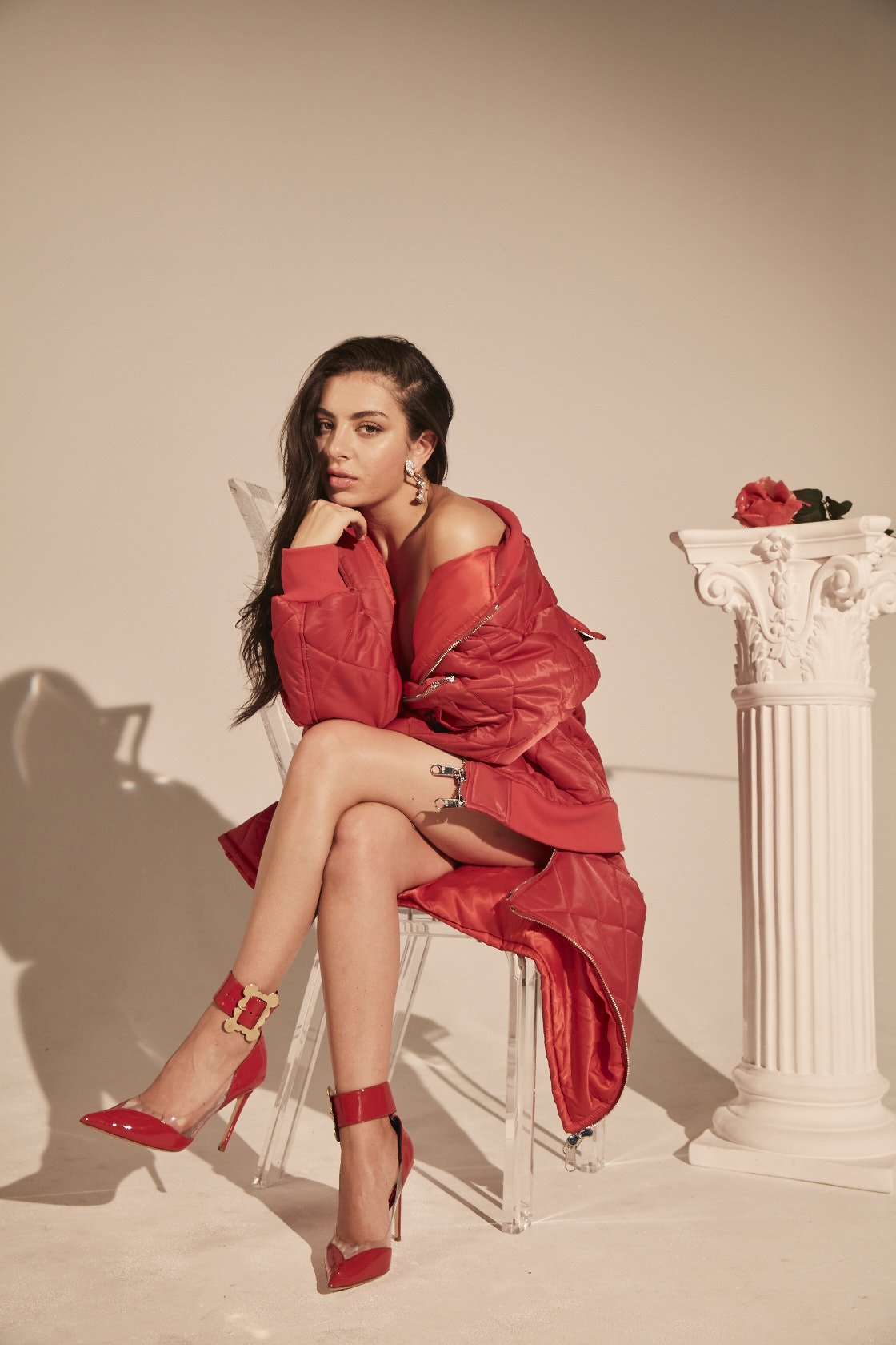 Charli Xcx – “number 1 Angel” Album Braless See Through Photoshoot