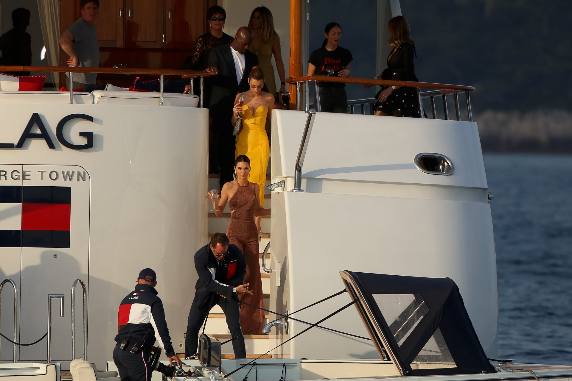 yachting kendall jenner