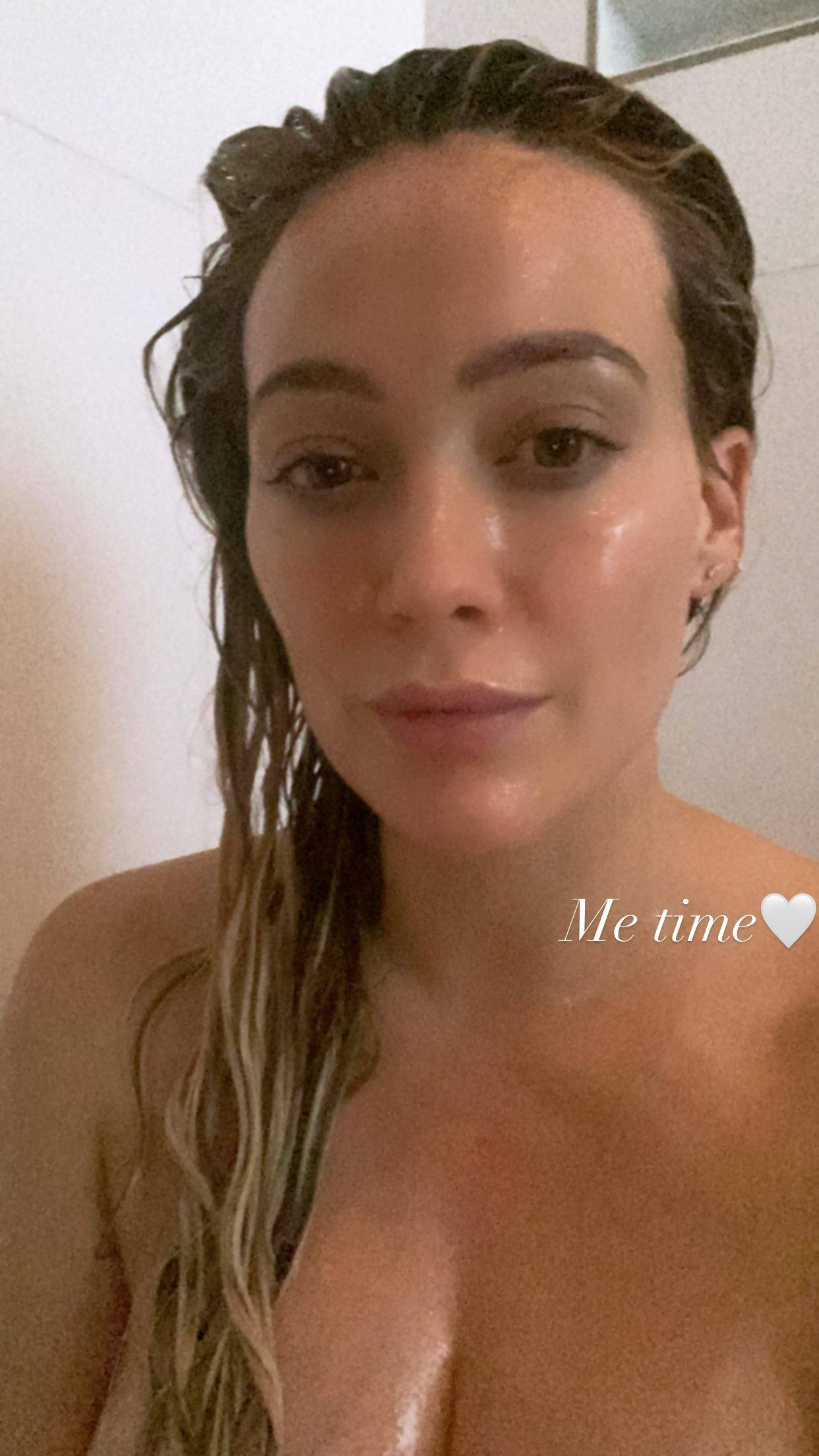 Hilary Duff Naked In Shower image