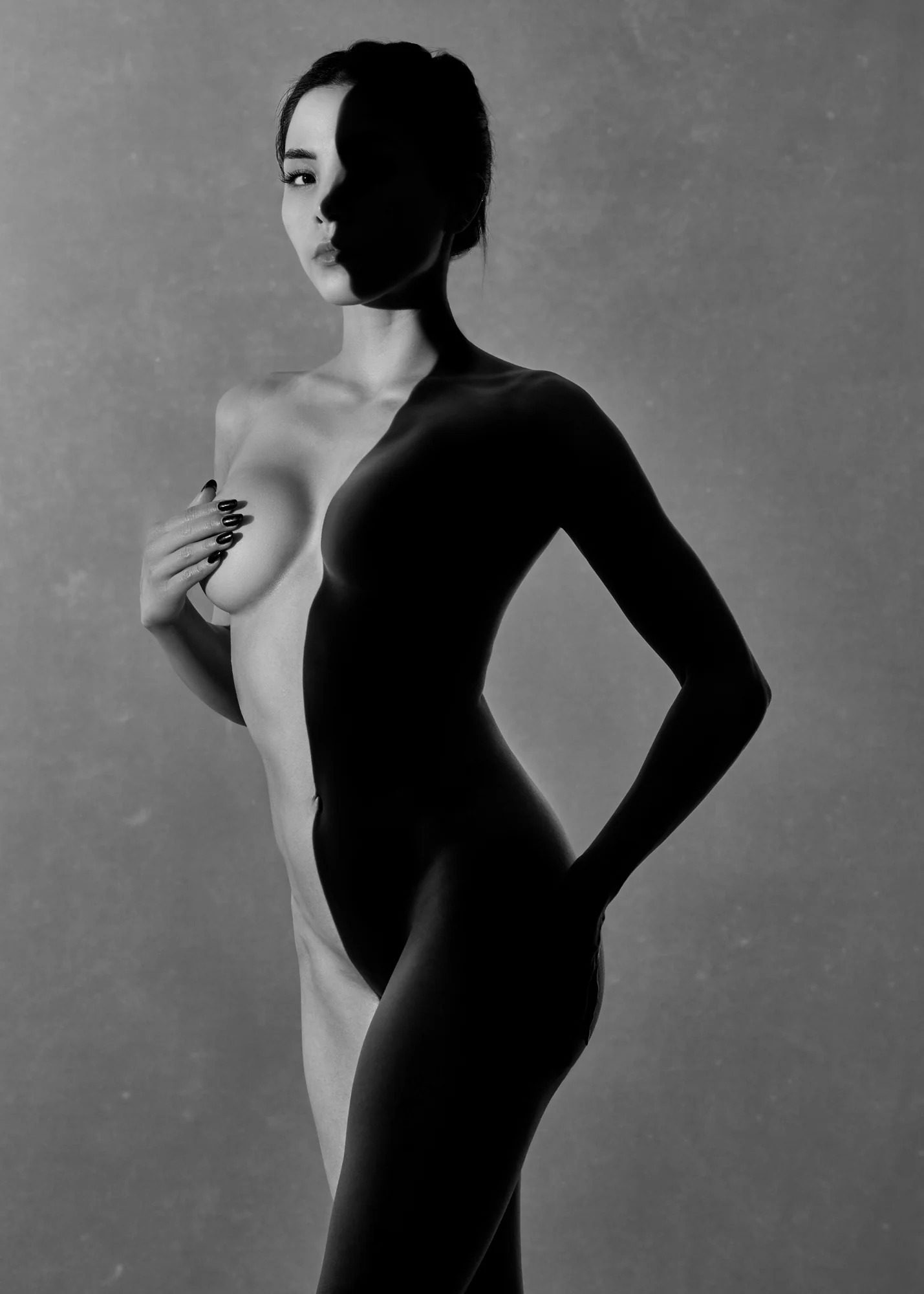 Anna Akana Nude Black White Photo Shoot.