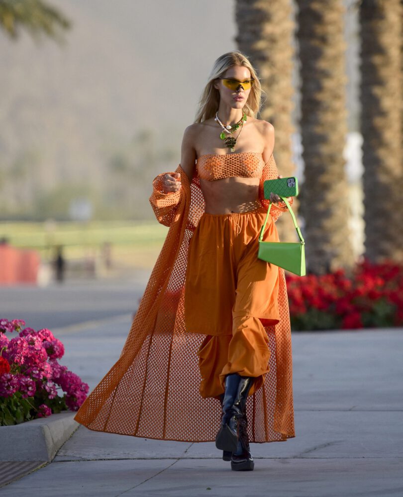 Provocative Beauty Joy Corrigan’s Braless Look At Coachella 2023 Leaves Nothing To Imagination